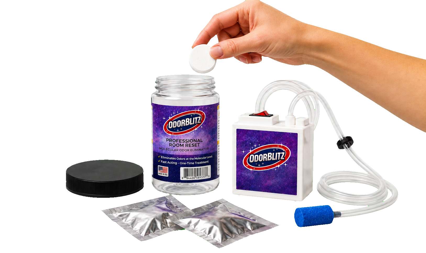 OdorBlitz Professional Room Reset Kit