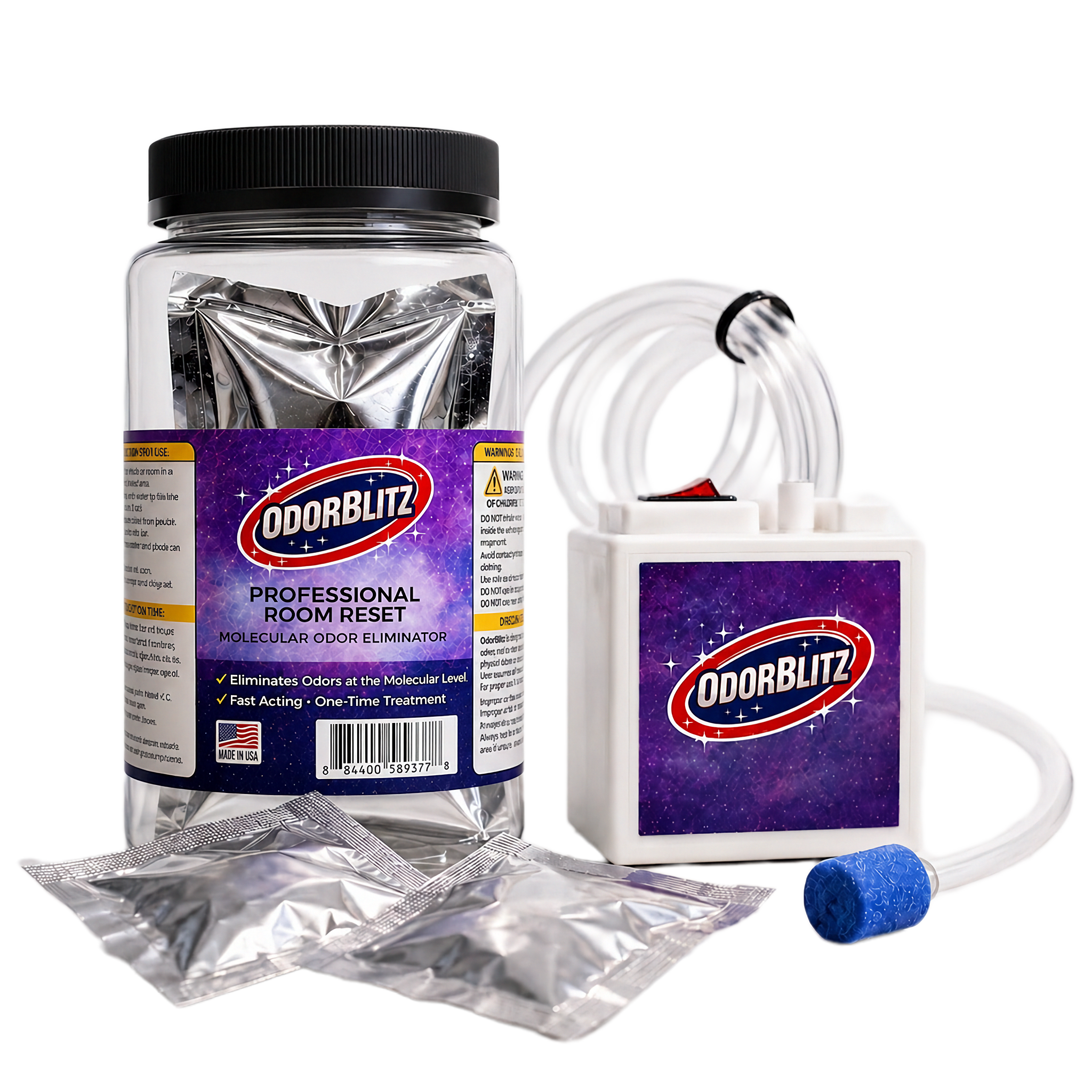 OdorBlitz Professional Room Reset Kit